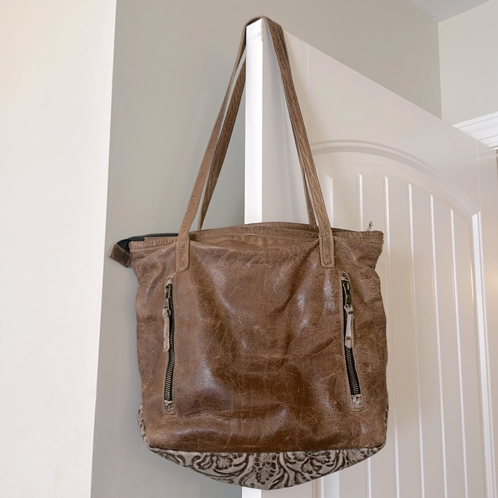 Blythe Leonard custom handbag. One of a kind. Leather bag
